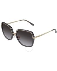 Michael Kors - Gray Gradient Square Sunglasses Naples Mk1075 10148g 57 - Lyst