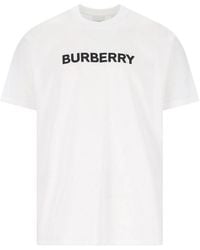 Burberry - Harriston Logo Cotton T-Shirt - Lyst