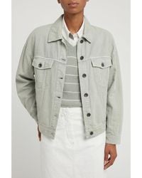 Brunello Cucinelli - Light Linen Jacket, Brand Size 44 (Us - Lyst