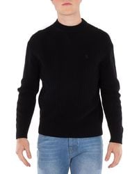 Calvin Klein - Relaxed Ribbed Cotton Jumper - Lyst