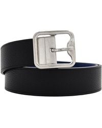 Burberry - B-Buckle Reversible Leather Belt - Lyst