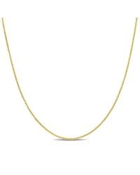 Amour - 0.7Mm Diamond-Cut Cable Chain Necklace - Lyst