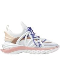 Jimmy Choo - Cosmos/F Low-Top Trainers, Brand Size 34 Us - Lyst