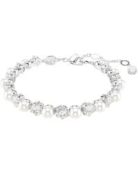 Swarovski - Matrix Tennis Bracelet, Size Medium - Lyst
