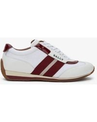 Bally - Althea Leather Low-Top Sneakers, Brand Size 35. Us - Lyst