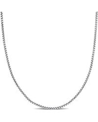 Amour - 1.6Mm Round Box Link Necklace - Lyst