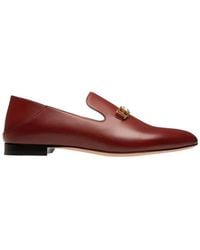 Bally - Darcie Leather Slip-On Loafers, Brand Size 35 Us - Lyst