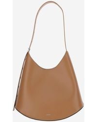 Jil Sander - Eldorado Medium Leather Shoulder Bag - Lyst
