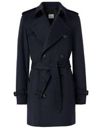 Burberry - Wool Cashmere Wimbledon Trench Coat, Brand Size 50 Us - Lyst