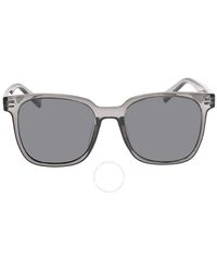 Calvin Klein - Dark Grey Sport Sunglasses - Lyst