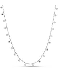 Tresorra - Sterling Bead Chain Necklace - Lyst