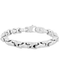 Robert Alton - Stainless Steel High Polish Mariner Link Bracelet - Lyst