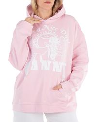 Ganni - Nosegay Isoli Animals Print Oversized Hoodie - Lyst
