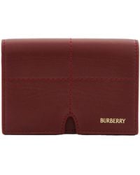 Burberry - Snip Logo Printed Card Case - Lyst