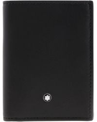 Montblanc - Soft Mini Leather Wallet 4Cc - Lyst
