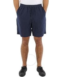 Emporio Armani - Faded Linen Drawstring Board Shorts - Lyst