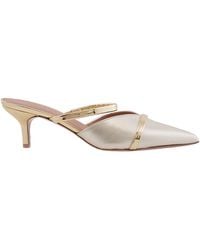 Malone Souliers - Frankie 45 Leather Kitten Heels, Brand Size 35 Us - Lyst
