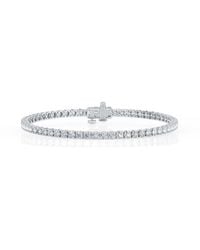 Brilliant Diamond - 5 Cttw Round Lab Grown Diamond Tennis Bracelet - Lyst