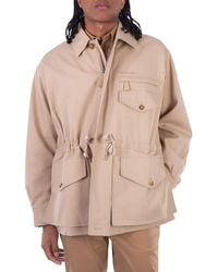 Burberry - Backwell Single-Breasted Cotton Jacket, Brand Size 52 (Us - Lyst
