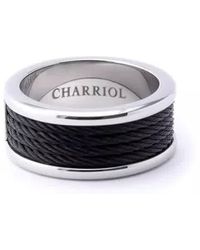 Charriol - Forever Young Steel Pvd Cable Ring - Lyst