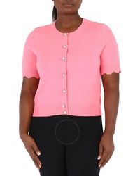 Marc Jacobs - Short Sleeved Cashmere Cardigan - Lyst