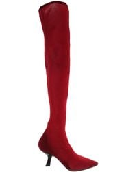 Ferragamo - Ferragamo Over-The-Knee Stretch Boots, Size 7 C - Lyst