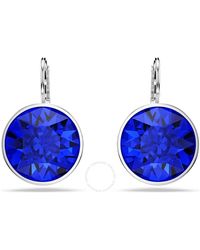 Swarovski - Bella Drop Round Cut Earrings - Lyst