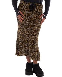 Moncler - Wool Drawstring Skirt - Lyst