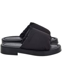Ferragamo - Delfino Padded Slide Sandals - Lyst
