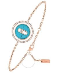 Messika - Lucky Move 18K Rose Diamond Bracelet - Lyst