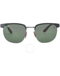 Ray-Ban - Scuderia Ferrari Green Square Sunglasses - Lyst