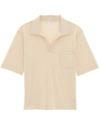 Saint Laurent - Cassandre Polo Wool Shirt - Lyst