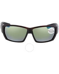 Costa Del Mar - Tuna Alley Green Mirror Polarized Glass Sunglasses Ta 10 Ogmglp 62 - Lyst