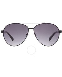 Guess Factory - Smoke Gradient Pilot Sunglasses Gf0221 01b 59 - Lyst