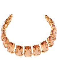 Swarovski - Harmonia Oversized Floating Crystals Choker - Lyst