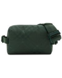 Burberry - Check Jacquard Belt Bag - Lyst