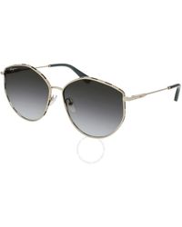 Ferragamo - Grey Gradient Irregular Sunglasses Sf264s 785 60 - Lyst