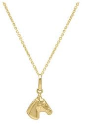 Tresorra - 14K Small Horse Pendant Necklace - Lyst