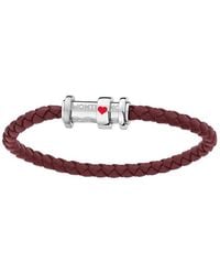 Montblanc - Meisterstuck Ace Of Hearts Woven Bracelet - Lyst
