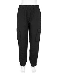 Burberry Pocket Detail Cotton Jersey Trackpants - Black