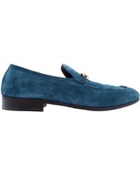 Jimmy Choo - Marti Reverse Velvet Suede Loafers - Lyst