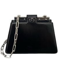 Fendi - Peekaboo Chain-Link Handle Bag - Lyst