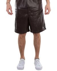 Nanushka - Novan Leather Shorts - Lyst