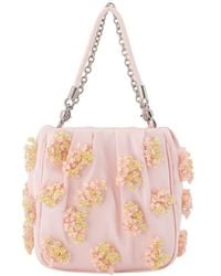 Self-Portrait - Self-Portrait Floral Beaded Shoulder Bag - Lyst