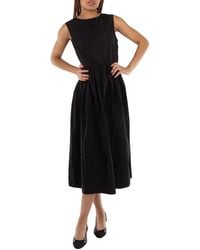 Bally - Sleeveless Duchess Midi Dress, Brand - Lyst