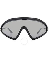 Tom Ford - Lorna Smoke Mirror Shield Sunglasses Ft1121 01c 00 - Lyst