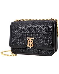 medium quilted monogram lambskin tb bolsa