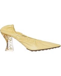 Bottega Veneta - Almond Toe Elasticated 75Mm Pumps - Lyst