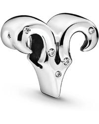 PANDORA - Ladies Sparkling Aries Zodiac Charm - Lyst