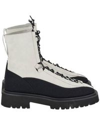 Ferragamo - Atlante Hybrid Combat Boots - Lyst